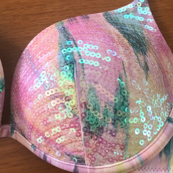 Victoria’s Secret The Hottie Sequin Halter Bikini - Picture 4 of 16